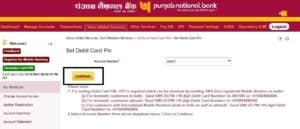 PNB ATM PIN Badle Online