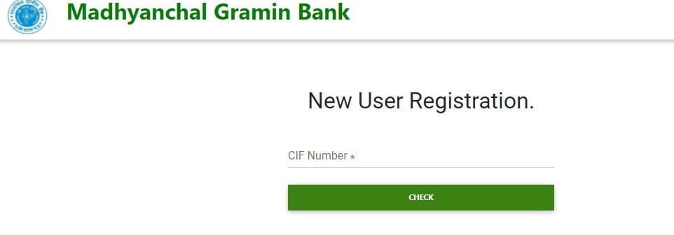 Madhyanchal Gramin Bank NetBanking Registration Check