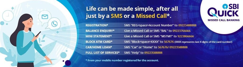 SBI Missed Call Banking