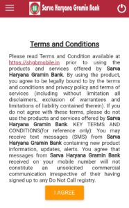 Sarva Haryana Gramin Bank Mobile Banking Registration 