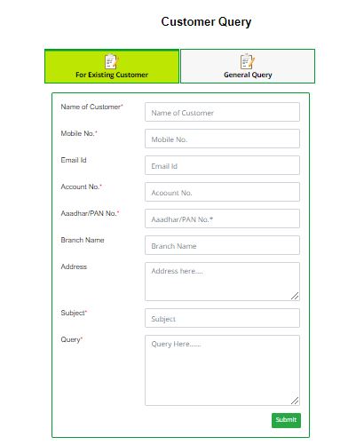 Vidharbha Konkan Gramin Bank Online Query