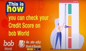 Credit Score Check करे bob World App से