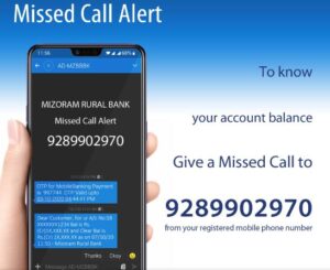 Mizoram Rural Bank Missed Call Balance Enquiry Number