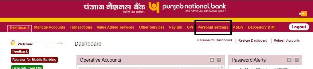 PNB KYC Status