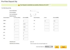 Deposit Form