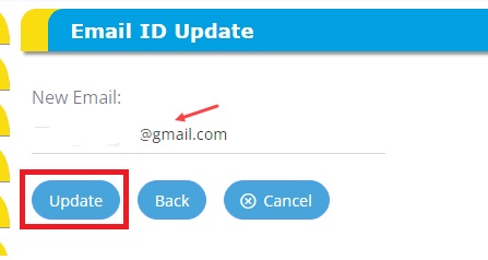 Change Canara Bank Registered Email